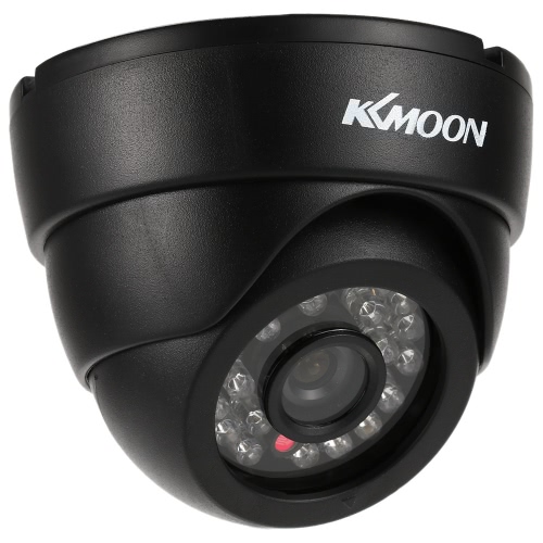 KKmoon HD 1200TVL cámara seguridad CCTV interior noche visión 1/3 CMOS IR-CUT NTSC sistema de vigilancia