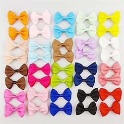 Toddler / Baby Girls' Active / Sweet Daily Solid Color / Butterfly Bow Polyester Hair Accessories Colorful Baby onesize Lightinthebox
