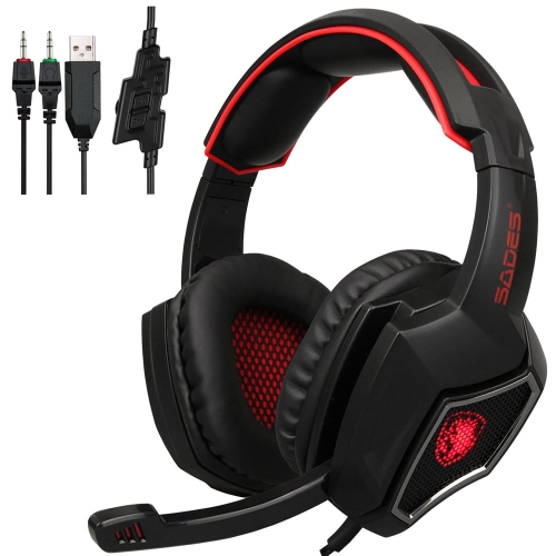 SADES R9 PC 3.5mm Wired Gaming Headsets