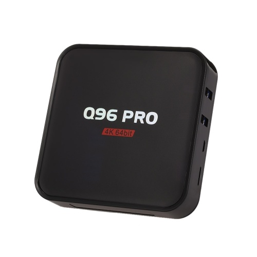 Q96 PRO Android 7.1 Smart TV Box Amlogic S905 Quad-core 64 Bit H.265 UHD 4K 1GB / 8GB 2.4G WiFi 100M LAN HD Media Player con control remoto