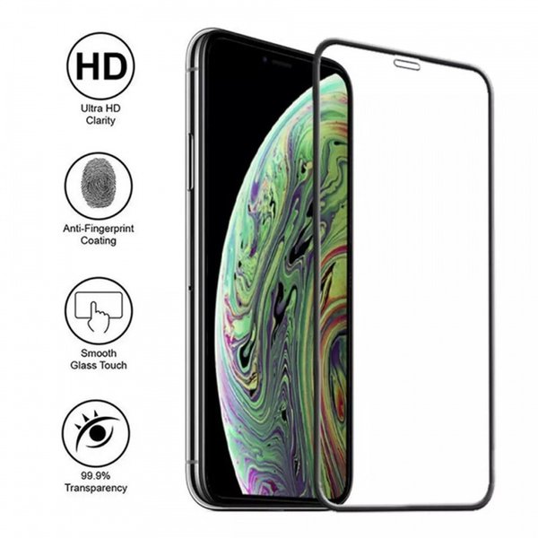 2Pcs Full Cover Screen Protector Tempered Glass For iPhone 13 Pro Max 12 11 7 8 Plus X XR XS MAX Compatible Film