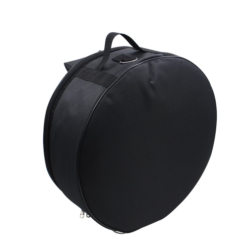 Durable 14 Inch Snare Drum Bag Backpack Case with Shoulder Strap Outside Pockets