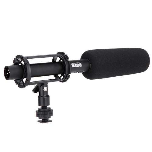 BOYA por PVM1000 condensador Shotgun micrófono XLR de 3 pines salida de cámara réflex digital