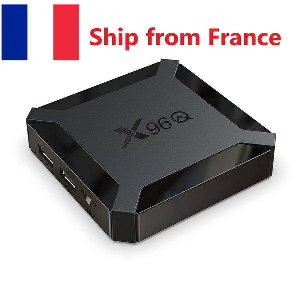 Ship from france X96Q TV Box Android 10.0 2GB RAM 16GB Smart Allwinner H313 Quad Core Support 4K