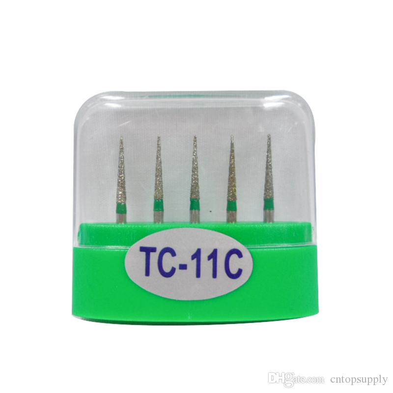 1 Pack(5pcs) TC-11C Dental Diamond Burs Medium FG 1.6M for Dental High Speed Handpiece Many Models Available