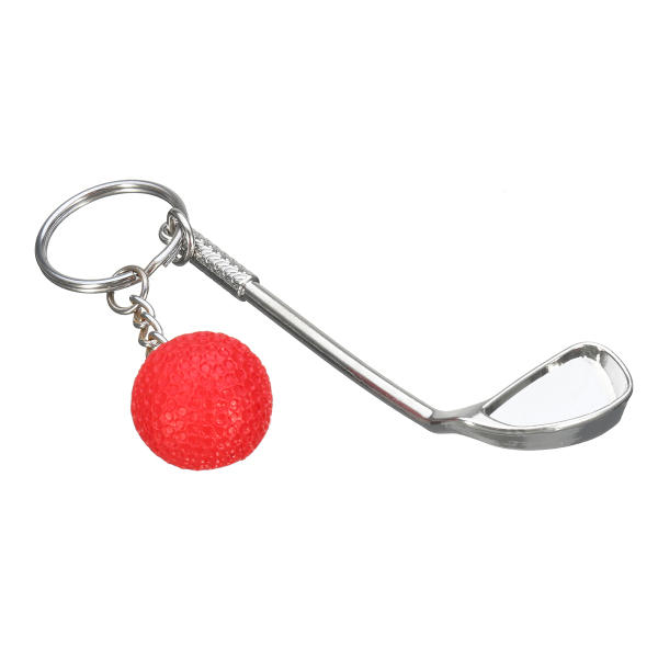 EDC Gadgets Mini Golfschläger und Ball Schlüsselring Kette Keyfob Schlüsselbund