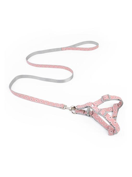 ZAFUL Ditsy Floral Print Pet Harness And Leash