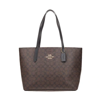 Authentic Original & Brand new Coach avenue tote handbag in signature canvas Women's Bag F67108 Womens' pouch