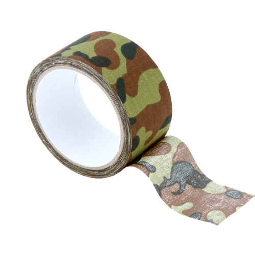 10m Outdoor Water Repellent Camouflage Cotton Cloth Tape Outdoor Hiking Camping Hunting Cycling Camouflage Tape