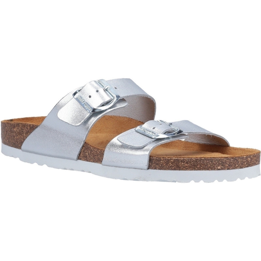 Hush Puppies Womens Kylie Leather Mule Slider Sandals UK Size 6 (EU 39)