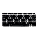 XSKN Spanish Language Silicone Keyboard Skin for 2018 Later New Macbook Air 13.3 (US/EU Layout)