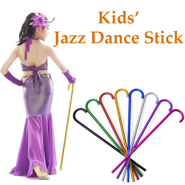 65cm Children Kids Jazz Dance Stick Rob Crutch Belly Dance Stage Performance Supplies