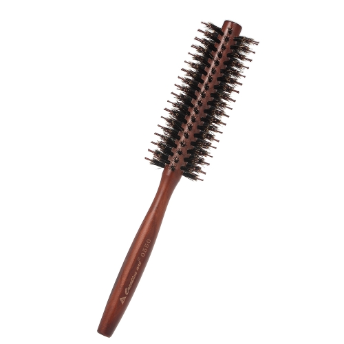 Nylon Hair Round Brush Roller Comb Brush Non-slip Handle Round Comb for Hair Straightening & Curling