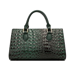 Women's Handbag PU Leather Office Daily Zipper Large Capacity Solid Color Black Red Purple Lightinthebox