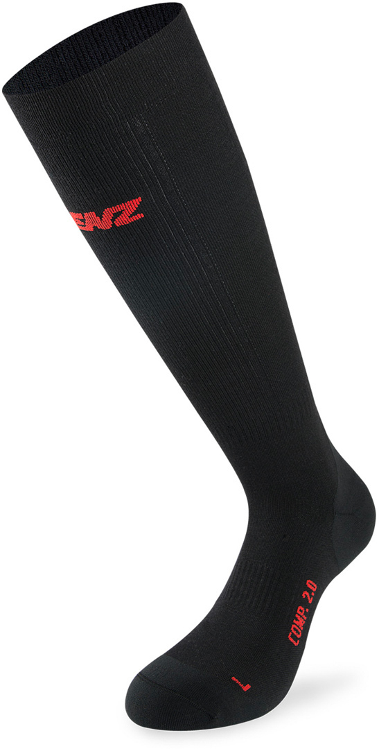 Lenz Compression 2.0 Merino Socks Chaussettes Noir XL