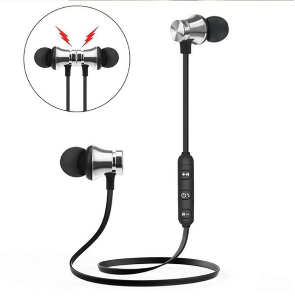 Sport Stereo Bluetooth Earphone Ear Hook Magnetic Earphone XT-11 Wireless Bluetooth Bass Metal In-ear with Mic