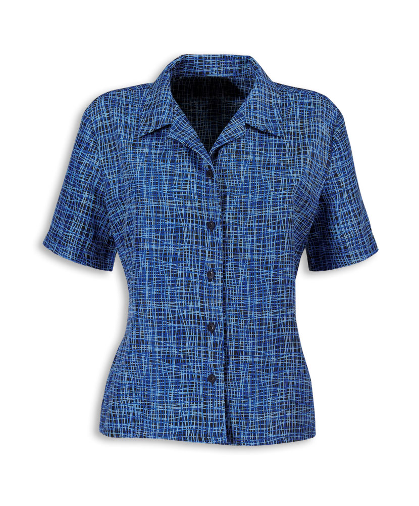 Alexandra Easycare print blouse