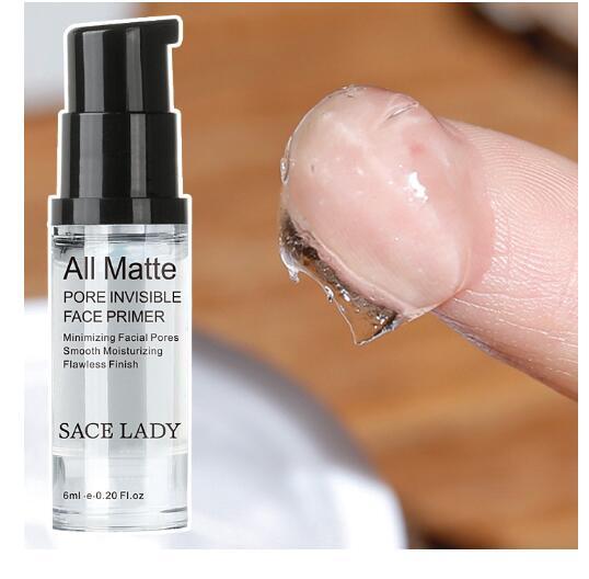 sace lady face base primer makeup liquid matte make up fine lines oilcontrol facial cream brighten foundation primer cosmetic