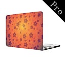 conception de fleurs orange plein corps boîtier en plastique de protection pour MacBook Pro 13 