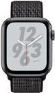 Apple Watch Nike+ Series 4 (GPS + Cellular) - 44 mm - Weltraum grau Aluminium - intelligente Uhr mit Nike Sportschleife - gewebtes Nylon - schwarz - Bandgröße 145-220 mm - Anzeige 4,5 cm (1,78