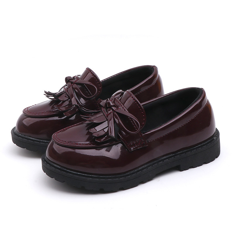 Toddler / Kid Girl Solid Bowknot School Chic Shoes