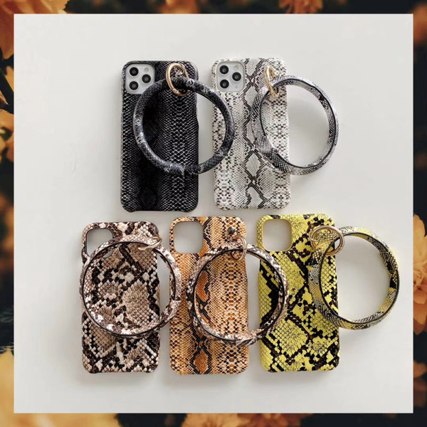 Snake Style IPhone Cases for IPhone12 Pro Max Mini Phone Case Fit for Iphone 11Pro Max 11Pro XR XSMAX with Hand Hold Ring Wholesale