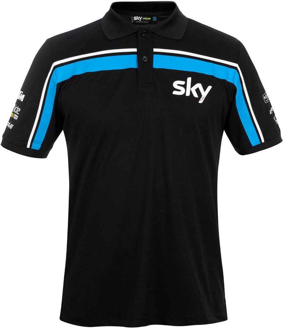 VR46 Sky Racing Team Poloshirt Noir XL