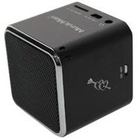Technaxx Mini MusicMan Soundstation Schwarz - Portabler Mini-Lautsprecher / Soundstation mit eingebautem MP3-Player - Schwarz (3527)