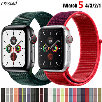 Nylon Strap for Apple watch 5 Band 44mm 40mm iWatch band 42mm 38mm Sport Loop Watchband bracelet Apple watch 4 3 2 1 38 40 44 mm