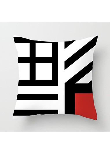 Simple Modern Geometric Print Pillow Case