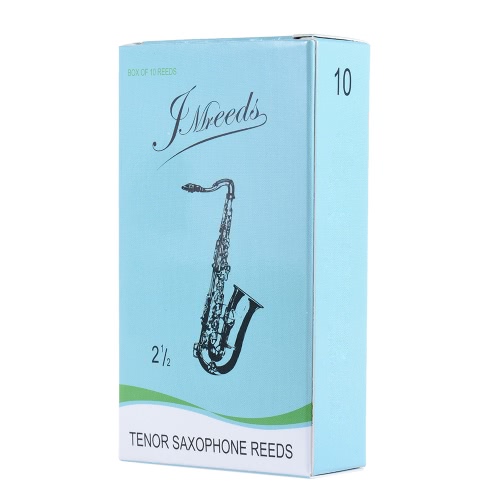 10pcs Bb Tenor Saxophone Sax Bamboo Reeds Strength 2.5