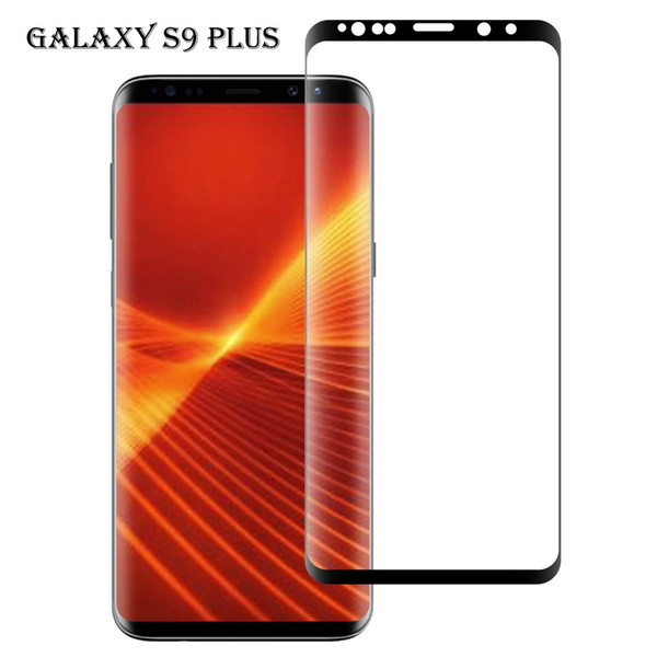 3D Curved Edge Tempered Glass For Samsung Galaxy S9 S9+ Note 9 8 S8 S8+ Plus S7 Edge S7 S6 edge 9H Hardness Screen Protector With Retail Box
