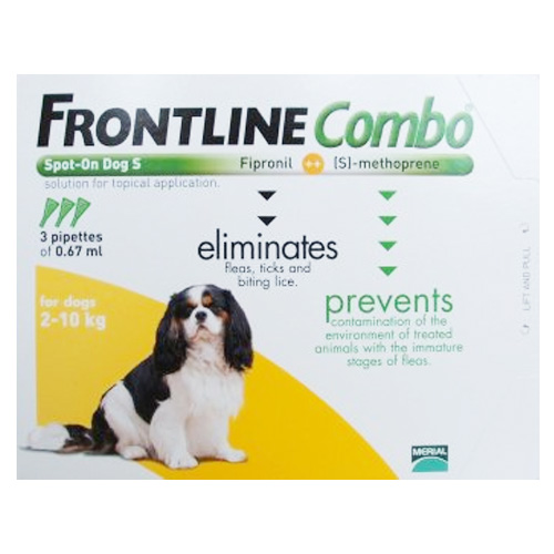 Frontline Plus (Combo) For Small Dogs Up To 22lbs (Orange) 3 Pipette