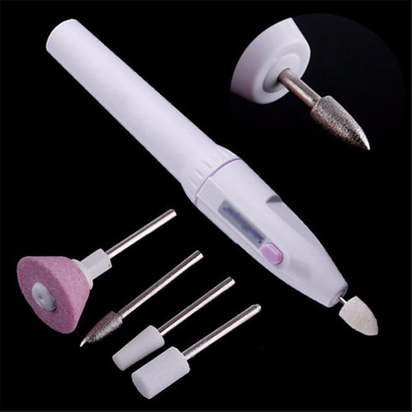 2018 new nail art care tips toenail tool ectric manicure drill buffing file tool set kit