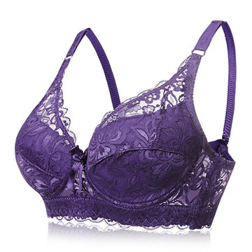 Sexy Gather Bras Full Lace Breathable Perfect Shape Bras
