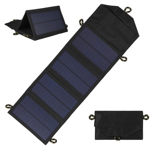 Chargeur solaire pliable certifié 7W avec panneau solaire
