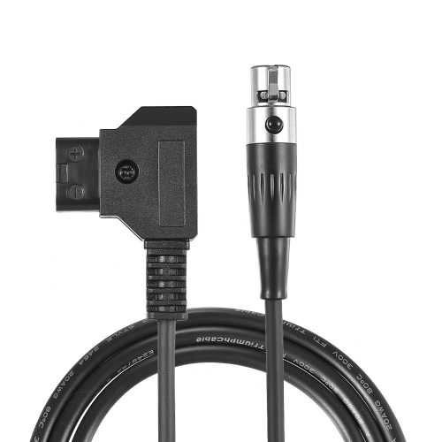 Andoer D-Tap Male to (Tinny) MINI XLR 4 Pin Cable Straight Cord