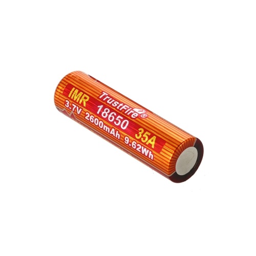 1 Piece Of  TrustFire IMR 18650 Battery 2600mAh 3.7V 40A High-Rate Rechargeable Li-ion Battery for LED Flashlight