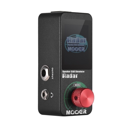 MOOER Lautsprecher Cab Cabinet Simulator Gitarren Effektpedal 30 Lautsprecher Cab Modelle 11 Mic Models 36 User Presets
