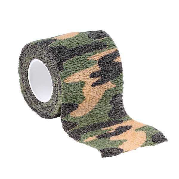 Elastic camouflage Waterproof outdoor yacht Camping Stealth Camo Wrap Tape Military Airsoft Paintball Stretch Bandage