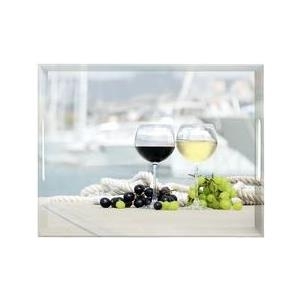 emsa Serviertablett CLASSIC, Motiv: Summer Wine, 500x370 m kratzfest und widerstandsfähig, aus MF, Dekor bis zum Rand, - 1 Stück (514480)
