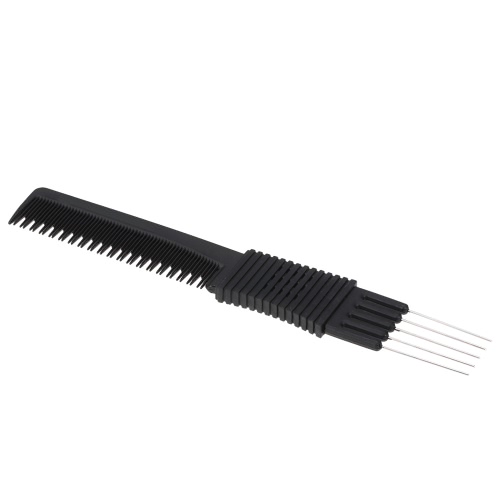 Double-ended 2 Use Hair Dye Coloring Comb Plastic Metal Hair Dye Brushes Barber Salon Hairdressing Styling Tools Hair Color Comb