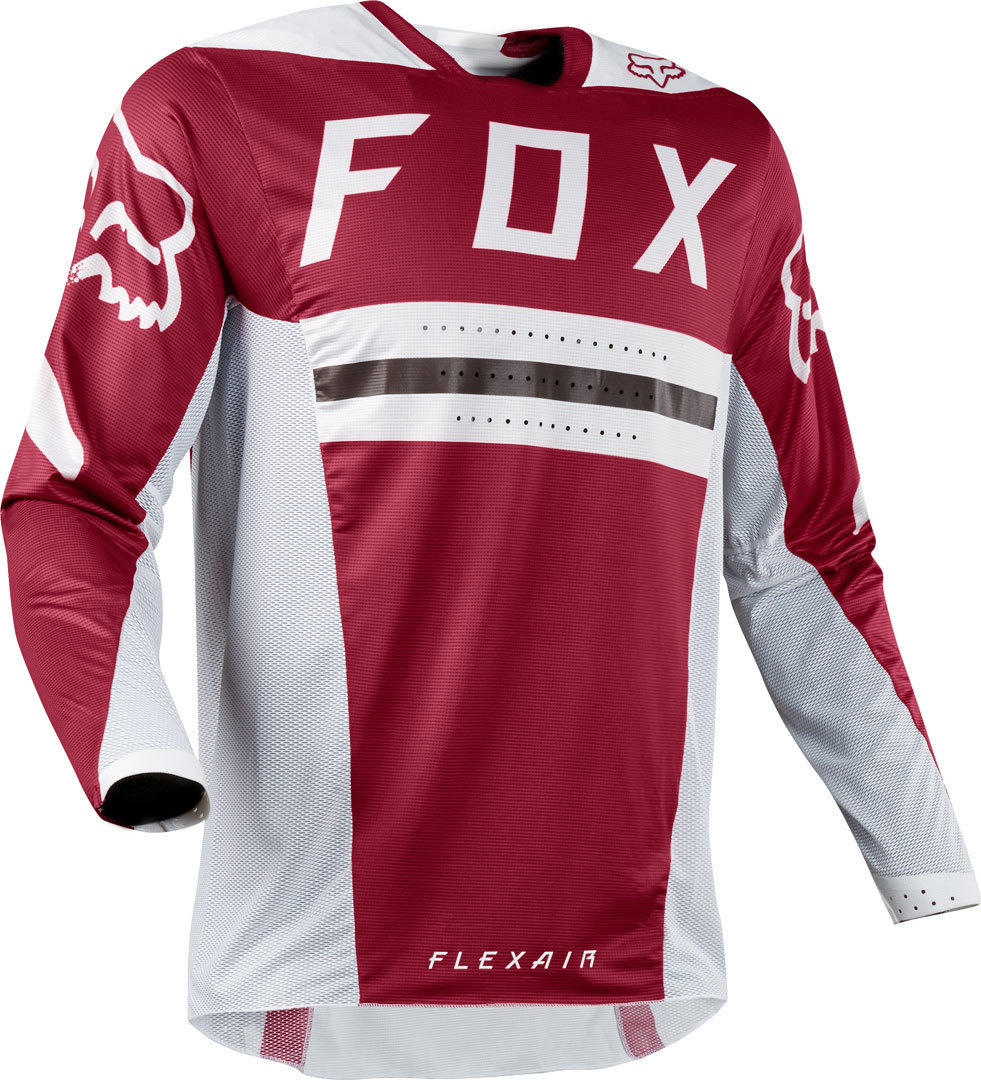 FOX Flexair Preest Jersey Weiss Rot S