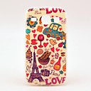 Famous Eiffel Tower Cartoon Pattern Soft Case for Samsung Galaxy Core I8262