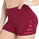 booty shorts for women gym workout shorts butt lifting hot tight shorts wine red large