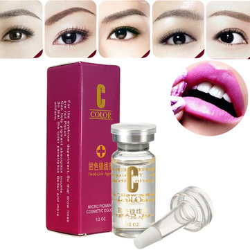 Fixed-line Agent Microblading Eyebrow Pigment Permanent Makeup Ink Color 15ml