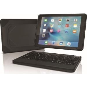 ZAGG Rugged Book - Tastatur und Foliohülle - Bluetooth - Deutsch - Schwarz - für Apple 9.7