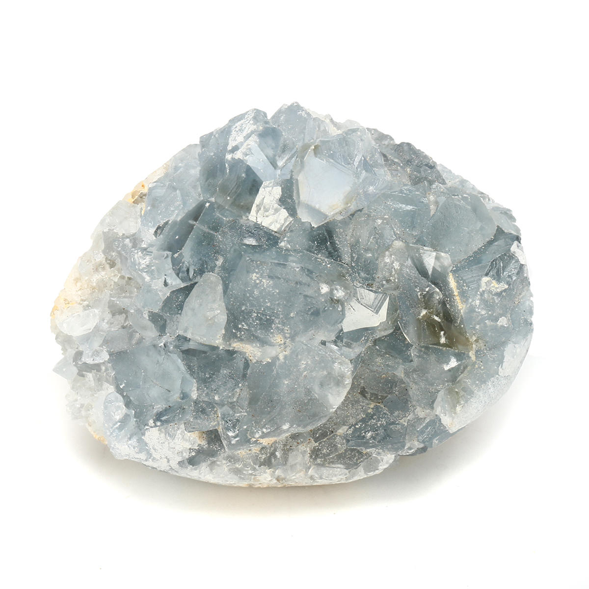 Natural Blue Celestite Crystal Quartz Drusy Geode Cluster Healing Stone Decorations