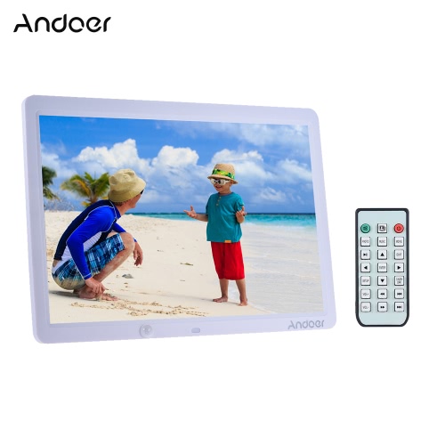 Andoer 15 Inch Large Screen LED Digital Photo Frame Album