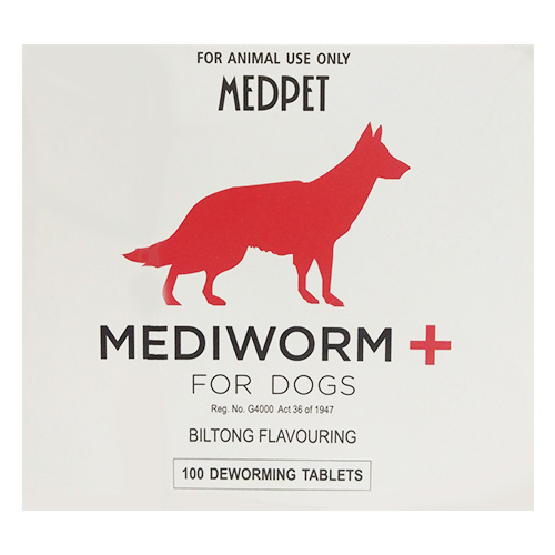 Mediworm Plus For Dogs 22 Lbs (10 Kg) 8 Tablet